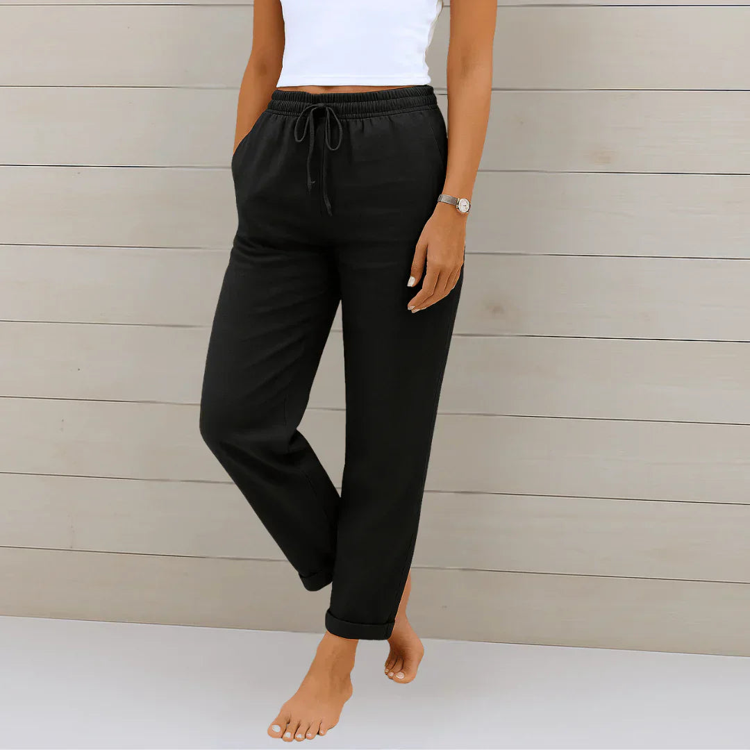Niya - Relaxed Fit Drawstring Pants