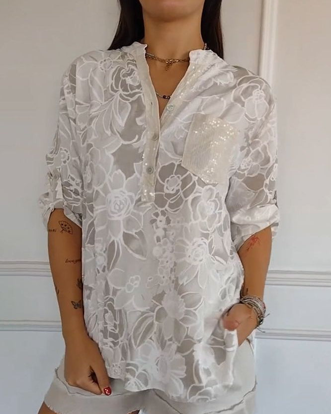 Elora™ | Elegant Blouse with Pocket