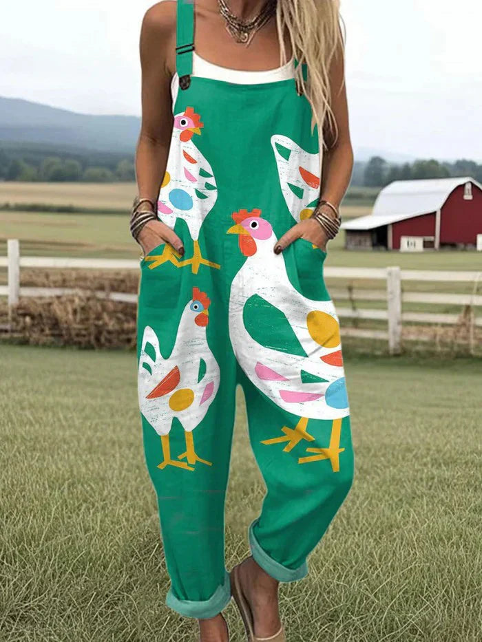 Cluckin’ Whimsical  - Jumpsuit