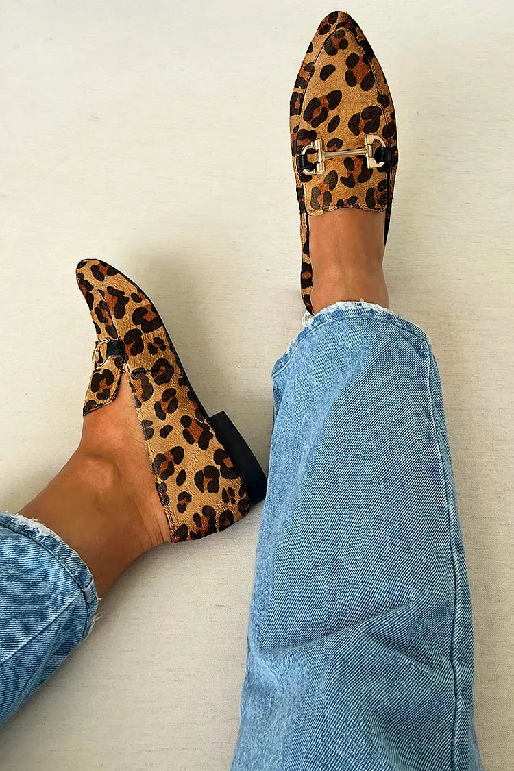 Revital™ | Luxe Leopard Print Loafers