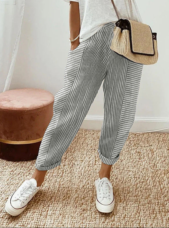 Avery | Breezy Stripe Lounge Pants