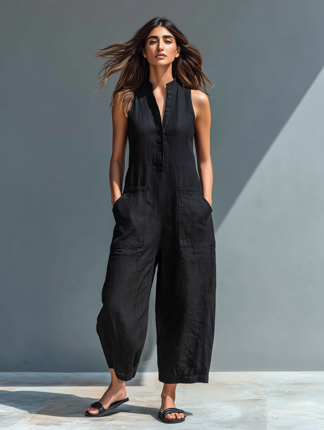 LUCY | Elegant Sleeveless Jumpsuit