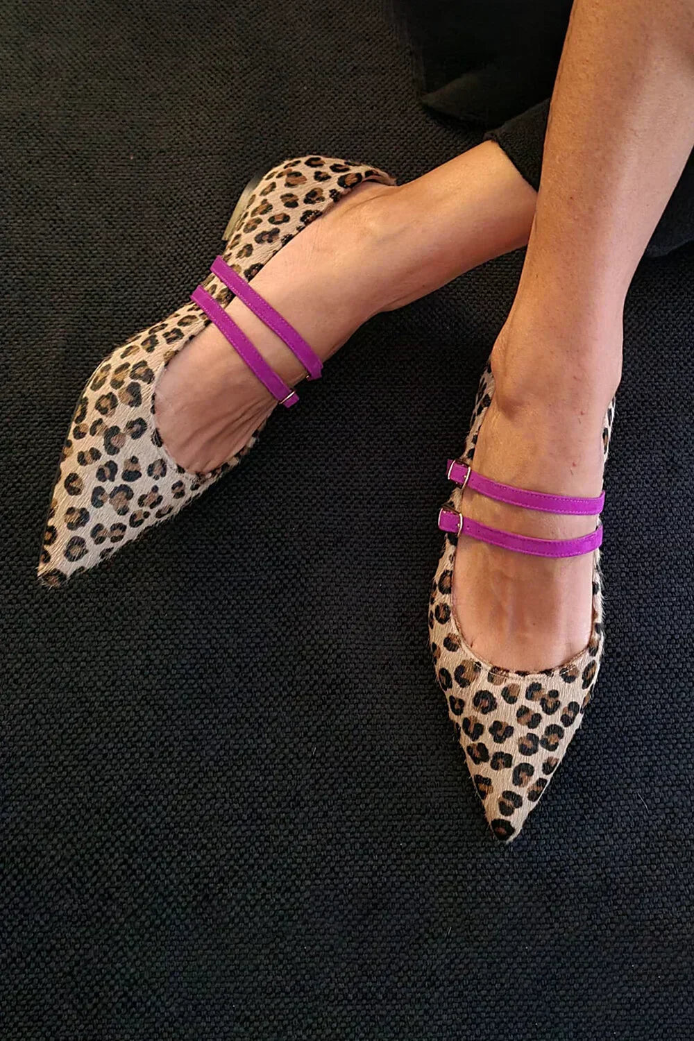 Adit™ | Bold Leopard Print Flats