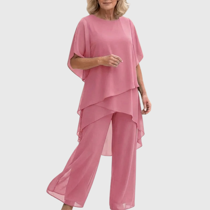 Draped Two-Piece Set