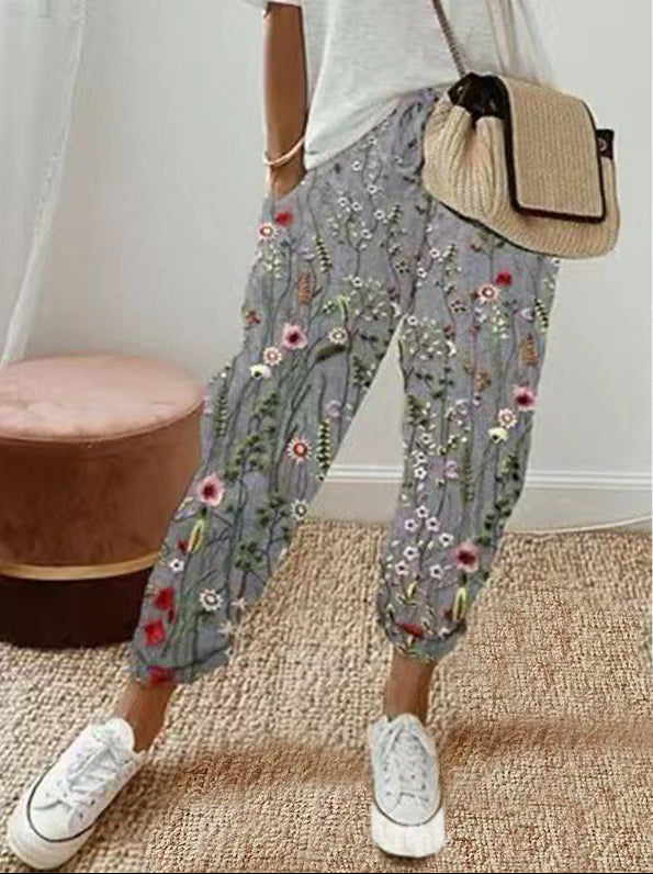 LUNAVERA – FLORAL RELAXED PANTS