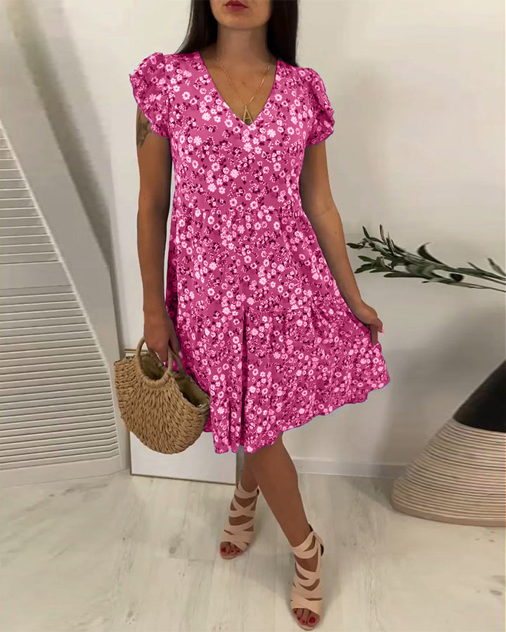 Samantha™ Elegant Comfort Ruffle Dress