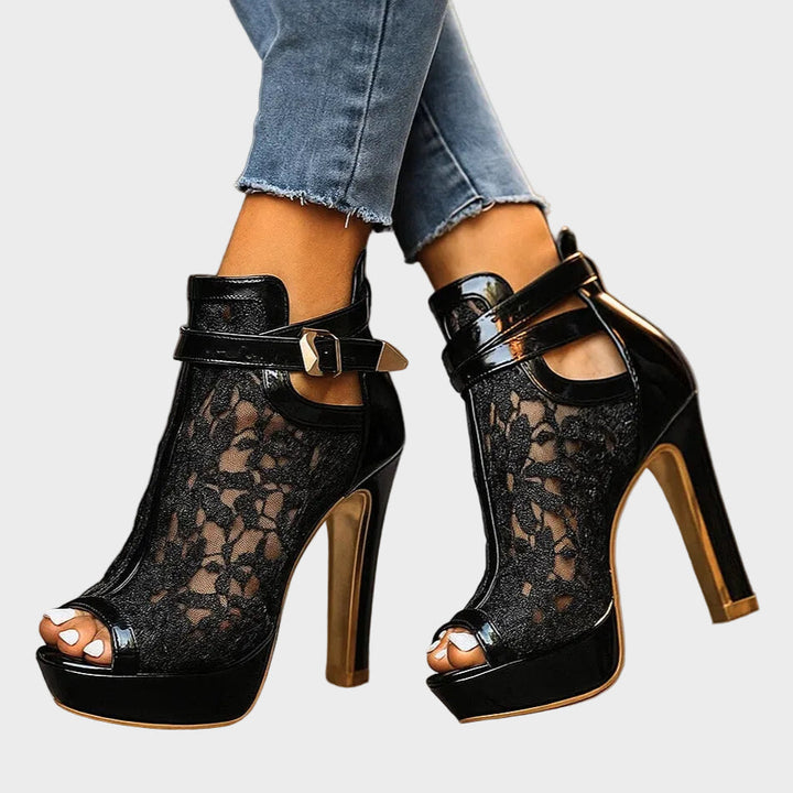 LILIANA LACE HEELS