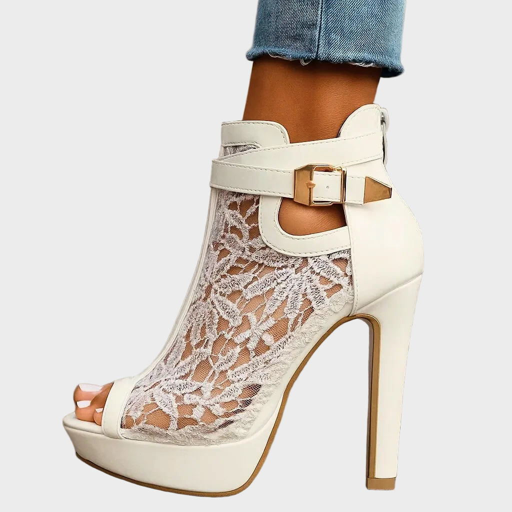 LILIANA LACE HEELS
