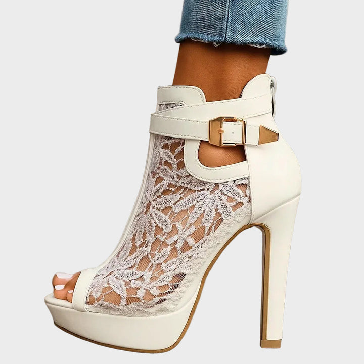 LILIANA LACE HEELS