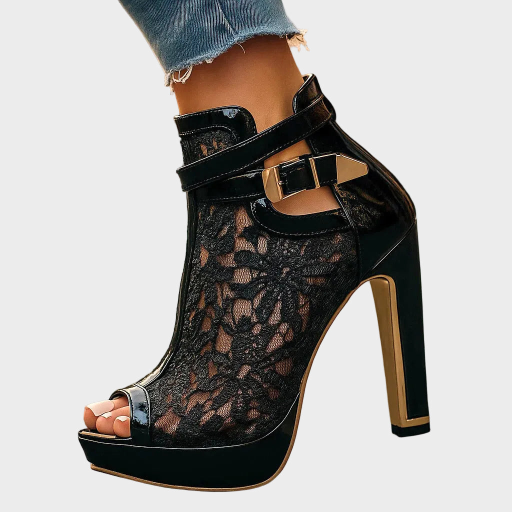 LILIANA LACE HEELS