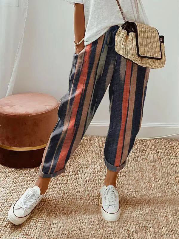 MARISOL – STRIPED RELAXED PANTS