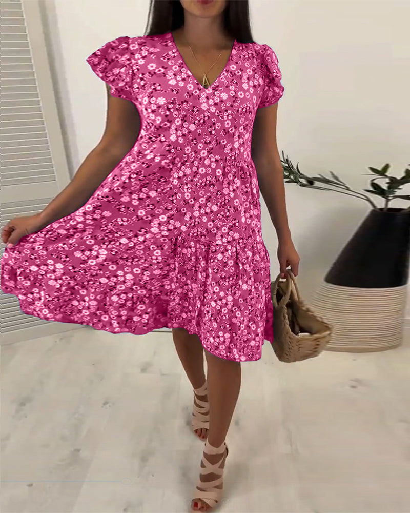 Samantha™ Elegant Comfort Ruffle Dress