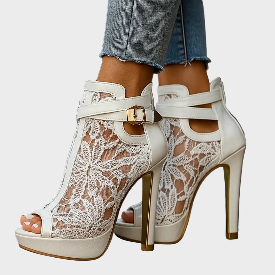 LILIANA LACE HEELS