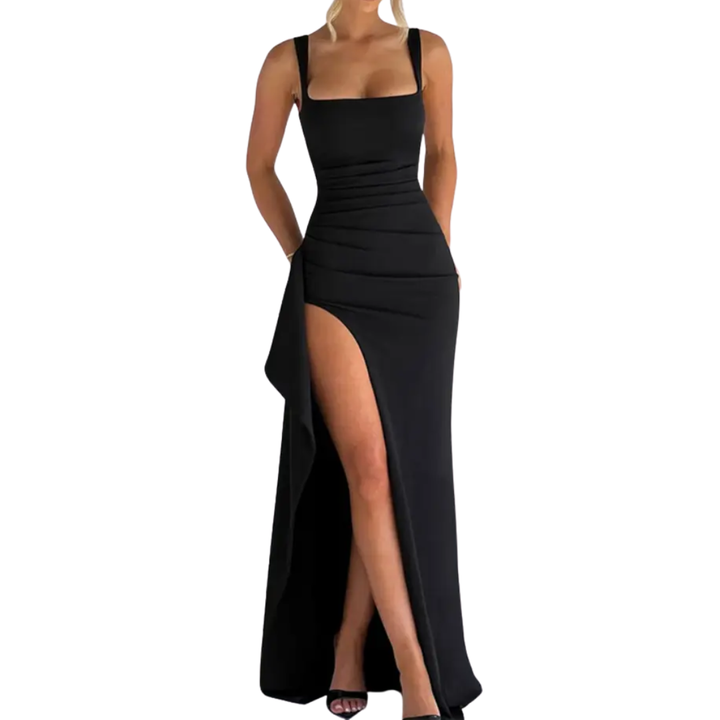 NADIRA™ – Sexy Backless High Split Slip Dress