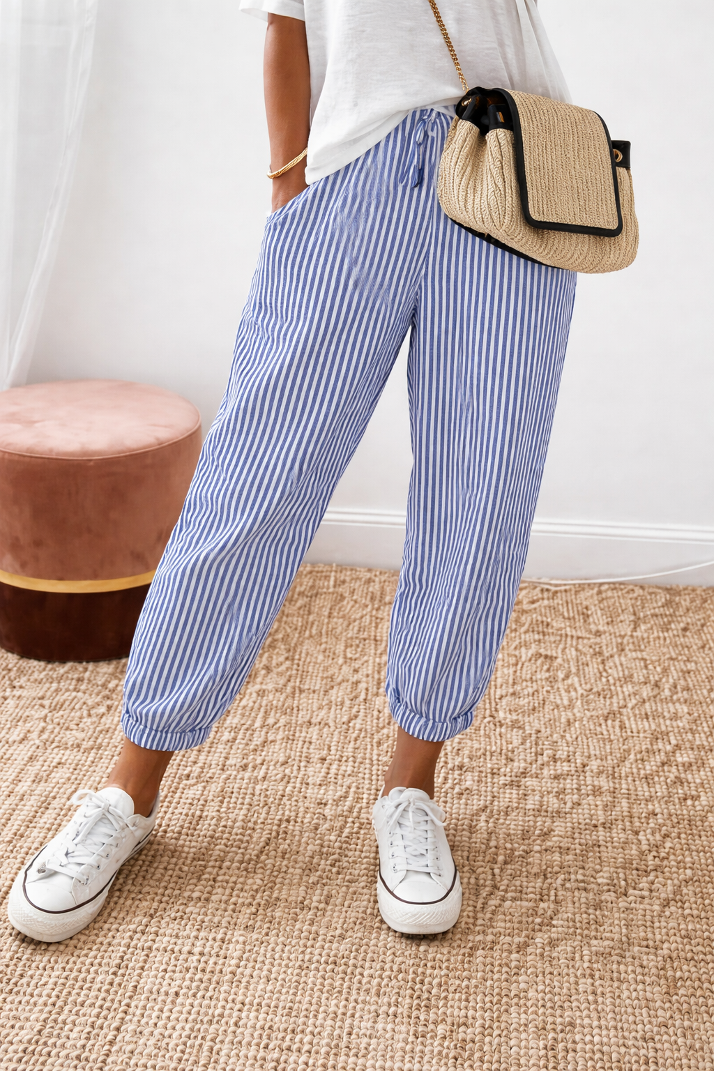 Capri | Seaside Stripe Jogger Pants