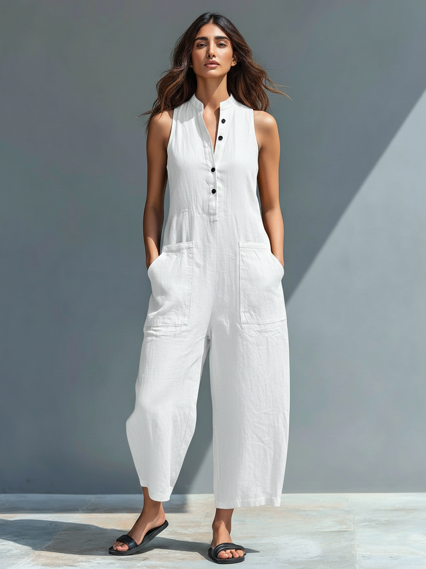 LUCY | Elegant Sleeveless Jumpsuit