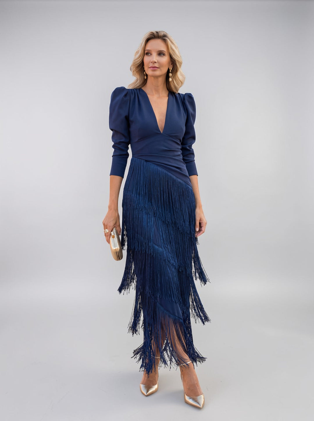 Sofia | Elegant Fringe Dress