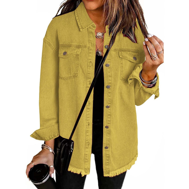 The Katja™ | Signature Distressed Denim Jacket