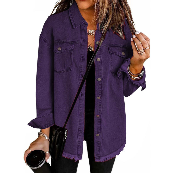 The Katja™ | Signature Distressed Denim Jacket