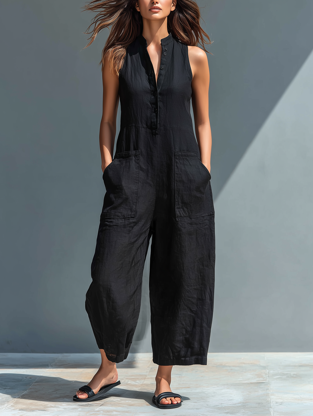 LUCY | Elegant Sleeveless Jumpsuit