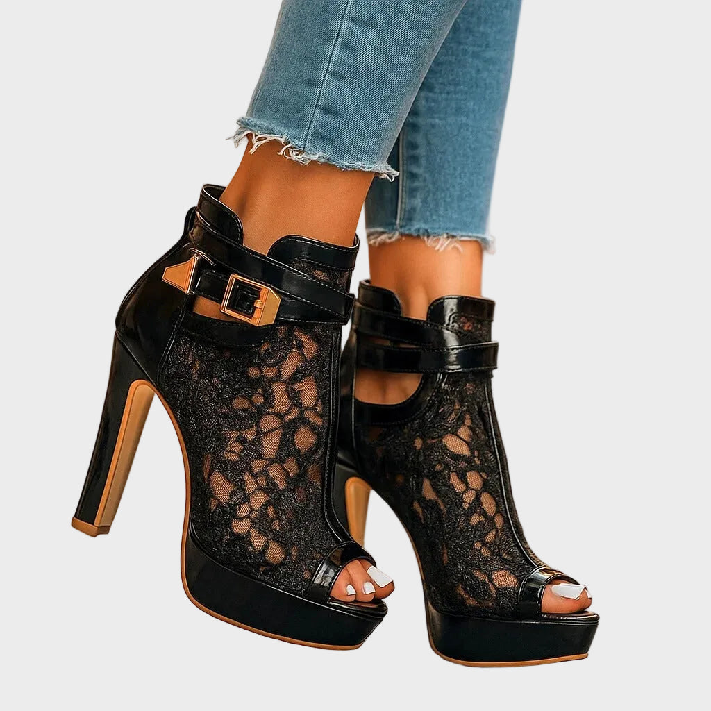 LILIANA LACE HEELS