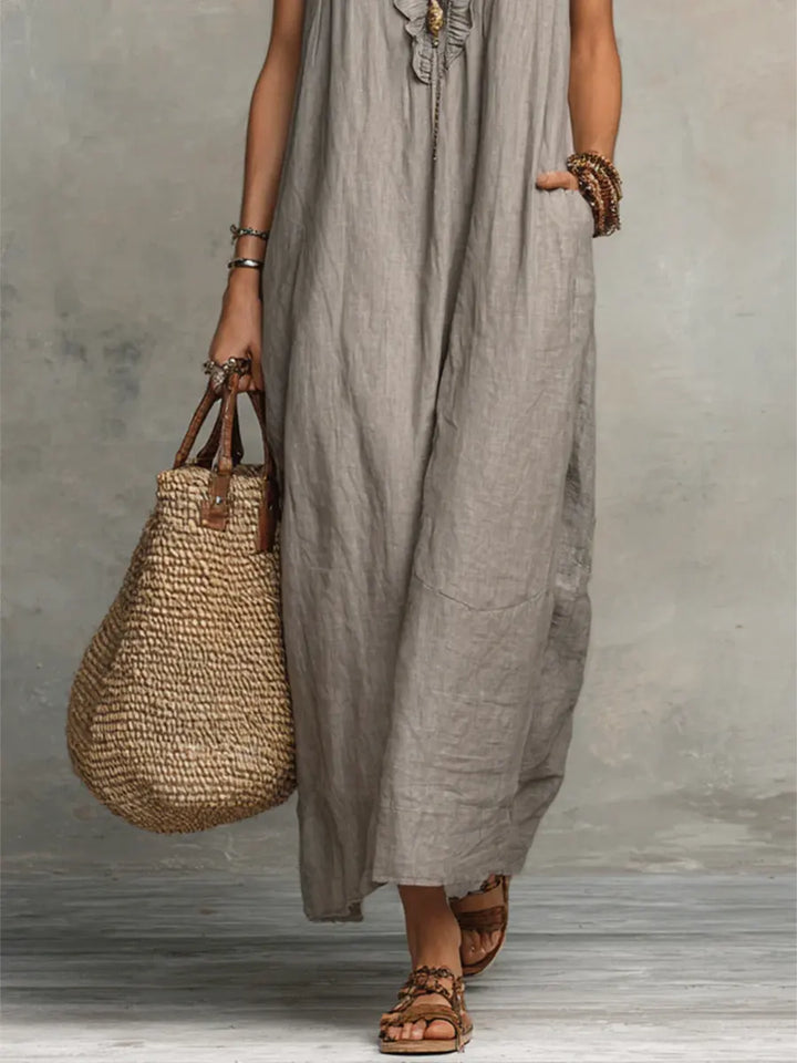 Carmela™ – Long Dress with Ruffles
