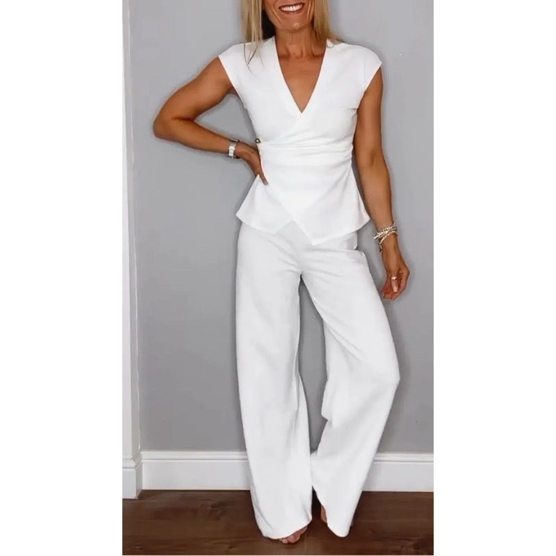 Brielle | Elegant Two-Piece Set with V Neckline