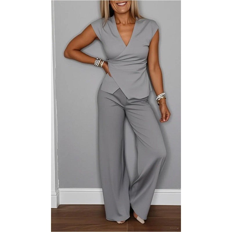 Brielle | Elegant Two-Piece Set with V Neckline